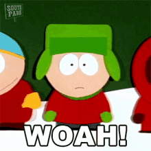 Woah Kyle Broflovski GIF - Woah Kyle Broflovski South Park GIFs