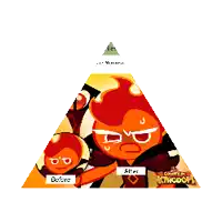 Fire Spirit Cookie Cookie Run Kingdom Sticker