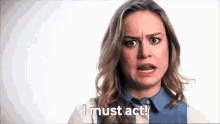 I Must Act Brie Larson GIF - I Must Act Brie Larson Serious GIFs
