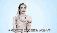 What? GIF - Scream Queens What Emma Roberts GIFs