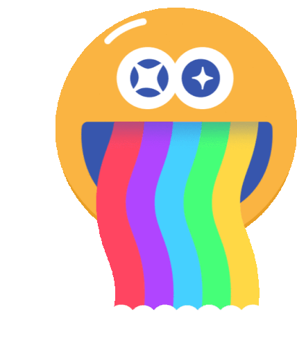 Emoji Rainbow Sticker - Emoji Rainbow Cute Emoji - Discover ...
