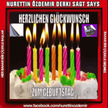 Alles Gute Zum Geburtstag Candle GIF - Alles Gute Zum Geburtstag Candle Cake GIFs