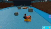 a screenshot of a video game with the number 20 on the bottom