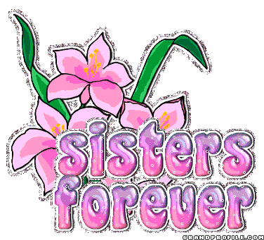 Sisters Forever Tulips Sticker - Sisters Forever Tulips Sparkling Stickers