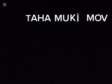 a black background with the words aha mu mv k tikto in white letters