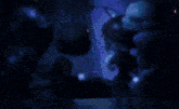 a silhouette of a person in a dark room with chains