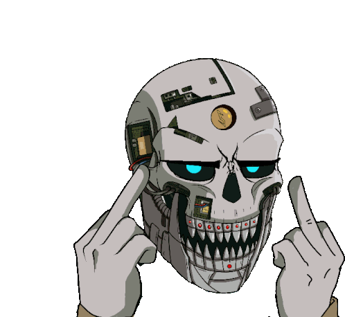 Skullbot Sticker - Skullbot Stickers