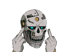 Skullbot Sticker - Skullbot Stickers