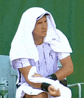 Dusan Lajovic Tennis GIF - Dusan Lajovic Tennis Towels GIFs