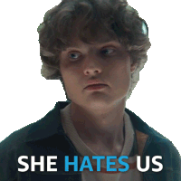 She Hates Us Sam Sticker - She Hates Us Sam Asa Germann Stickers