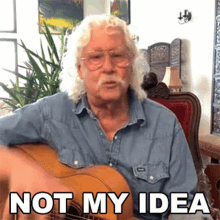 not my idea arlo guthrie cameo not my plan thats not my concept