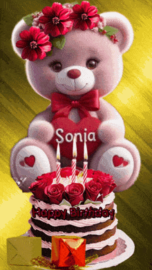Happy Birthday Sonia GIF - Happy Birthday Sonia GIFs