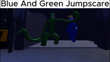 rainbow friends blue green jump scare screamer