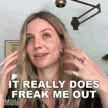 It Really Does Freak Me Out Annabelle Wallis GIF - It Really Does Freak Me Out Annabelle Wallis Imdb GIFs