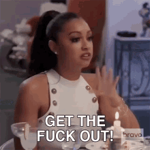 Get The Fuck Out Real Housewives Of New York GIF - Get The Fuck Out Real Housewives Of New York Gtfo GIFs