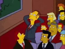 Freaking Out Simpsons GIF - Freaking Out Simpsons Jump Out GIFs