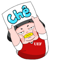 Uef Che Sticker - Uef Che Chê Stickers