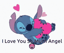 Stitch Love GIF - Stitch Love Angel GIFs