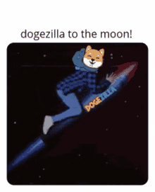 Dogezilla Moon GIF - Dogezilla Moon To GIFs