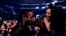 Kendrick Lamar Rihanna GIF - Kendrick Lamar Rihanna Grammys GIFs
