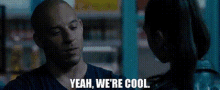 Fast And Furious Dominic Toretto GIF - Fast And Furious Dominic Toretto Yeah Were Cool GIFs