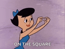 Square Flintstones GIF