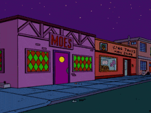 moe 's music store and king toots music store are shown