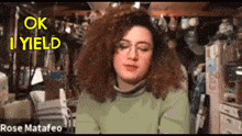 Rose Matafeo I Yield GIF - Rose Matafeo I Yield I Give Up GIFs