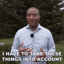 I Have To Take These Things Into Account James GIF