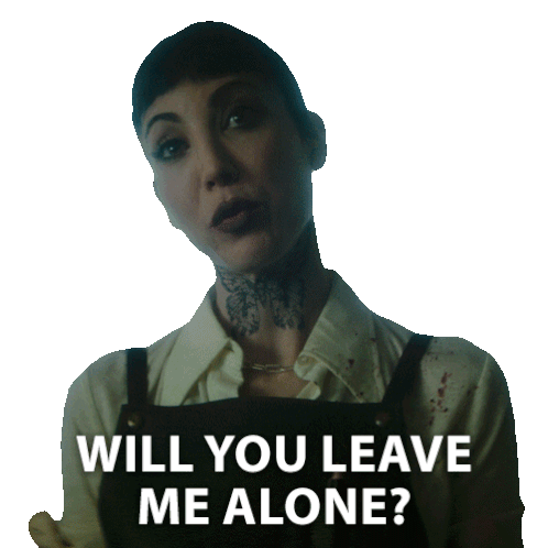 Will You Leave Me Alone Jenny Green Sticker - Will You Leave Me Alone Jenny Green Dead Boy Detectives Stickers