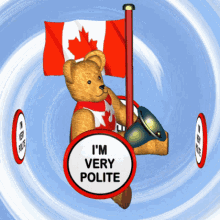 Canadian Teddy Bear Canada GIF - Canadian Teddy Bear Canada Canada Teddy Bear GIFs