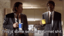 Going Out Takes On A New Meaning. GIF - Pulp Fiction Samuel Jackson John Travolta GIFs