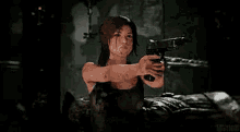 Lara Croft Gun GIF - Lara Croft Gun Lara Croft Tomb Raider GIFs