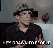 Hes Drawn To People Anthony Mennella GIF - Hes Drawn To People Anthony Mennella Culter35 GIFs