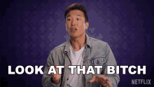 Look At That Bitch Joel Kim Booster GIF - Look At That Bitch Joel Kim Booster History Of Swear Words GIFs