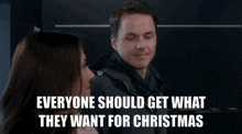 Paul Campbell Once Upon A Holiday GIF - Paul Campbell Once Upon A Holiday Everyone Should Get What They Want For Christmas GIFs