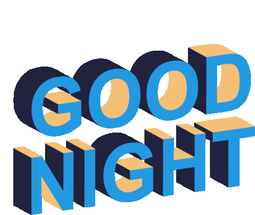 Good Night Animated Text Sticker – Good Night Animated Text Text ...