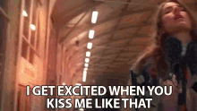 I Get Excited When You Kiss Me Like That GIF - I Get Excited When You Kiss Me Like That Point GIFs