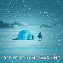Cold And Windy Pixel GIF