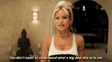 Pam And Tommy Pamela Anderson GIF - Pam And Tommy Pamela Anderson You Dont Seem To Understand GIFs