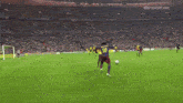 a soccer game is being shown on sky sport