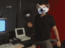 Computer Mash Doge GIF