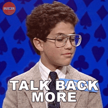 Talk Back More Buzzr GIF - Talk Back More Buzzr Share Your Thoughts GIFs