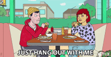 Just Hang Out With Me Lets Hang Out GIF