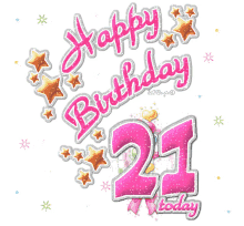 21st Birthday Happy Birthday GIF - 21st Birthday Happy Birthday Happy Birthday To You GIFs