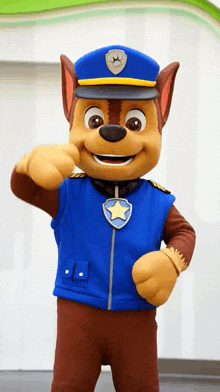 Paw Patrol Chase GIF - Paw Patrol Chase Mascot Costume GIFs