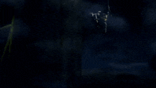a blurred image of a robot with a green light coming out of its mouth