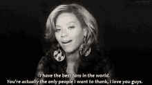Beyonce Best Fans In The World GIF - Beyonce Best Fans In The World I Love You Guys GIFs