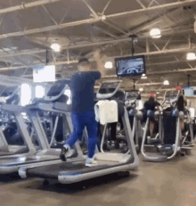 Treadmill Dance Lets Dance GIF