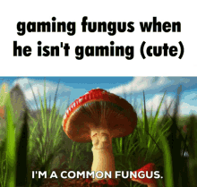 The Gaming Fungus Cute GIF - The Gaming Fungus Cute Mushroom GIFs